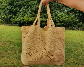 Sac de plage au crochet