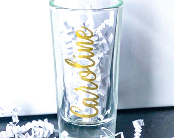 Personalized Shot Glasses | Bridesmaid Shot Glass | Bridal Party Favors | Custom Shot Glasses | Party Shot Glasses | Gift for Best Friend