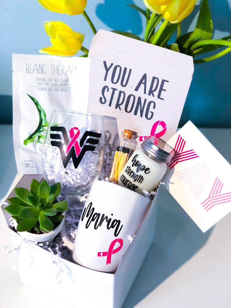 Breast Cancer Awareness Gift Box Thinking of You Hug in a Etsy