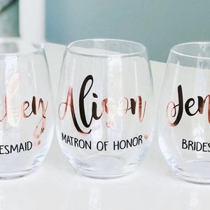 Personalized Stemless Wine Glasses - Foxblossom Co.