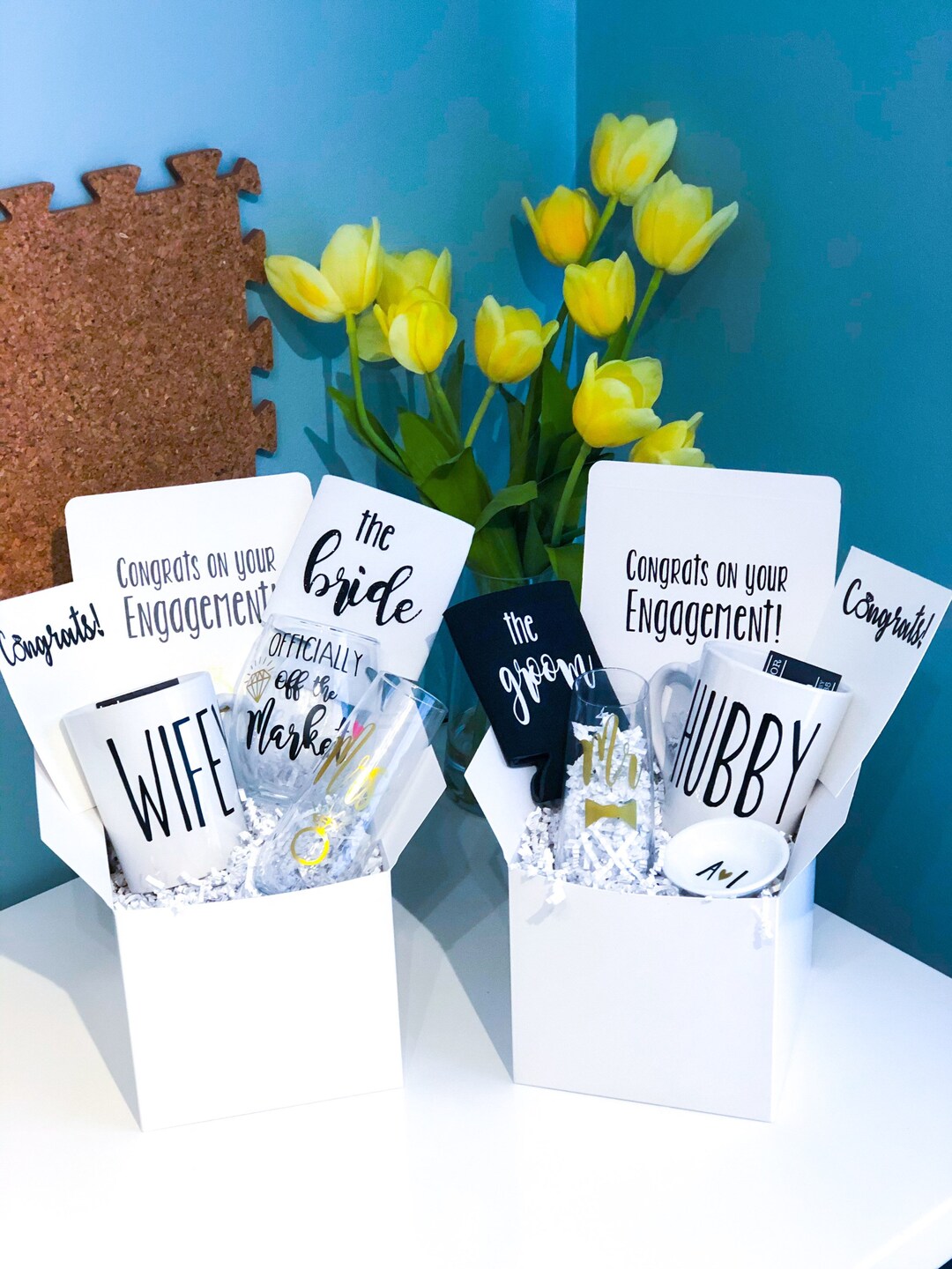 Engagement Gifts for Couple Engagement Gifts Engagement Gift Box