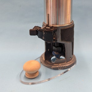 Makita Katsu Router Single Handle Base - Clear Acrylic
