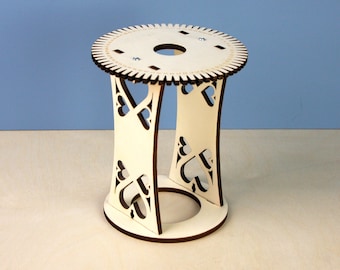 64 Standard Kumihimo Marudai | Portable Kumi Stand | Braid Loom Wheel | Kumihimo Disk | Upright Table Loom | Desktop Kumihimo | Craft Lover