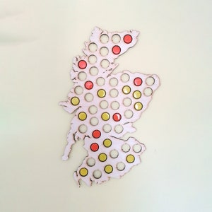 Art-cadeau avec porte-bouchon pour carte de bière