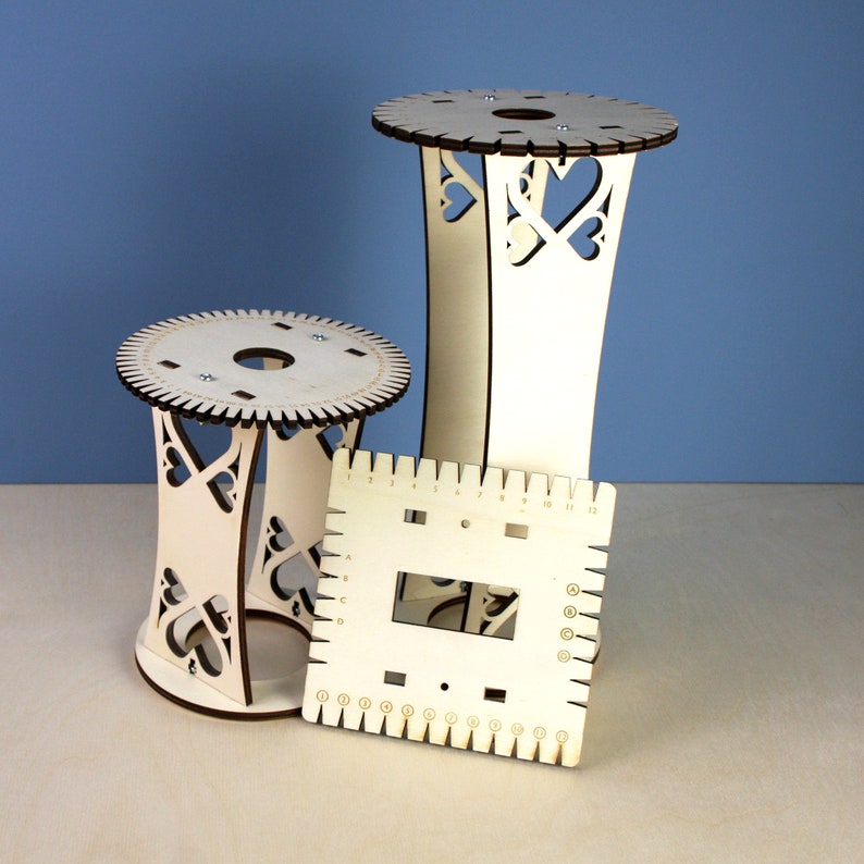 Full Kumihimo Marudai Craft Kit, Desktop Kumihimo, Craft Lover Gift, Portable Kumi Stand, Braid Loom Wheel, Japanese Kumihimo, Braiding Tool