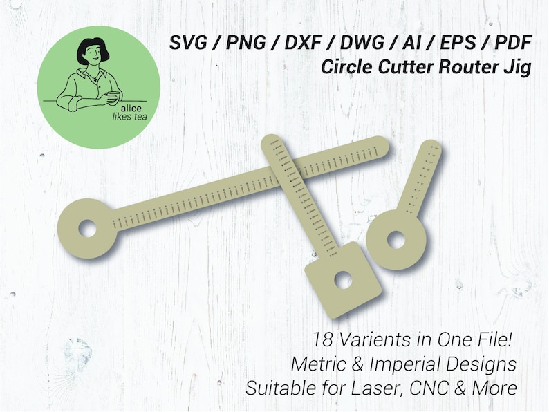 Universal Circle Cutting Jig for Router Digital Download Etsy