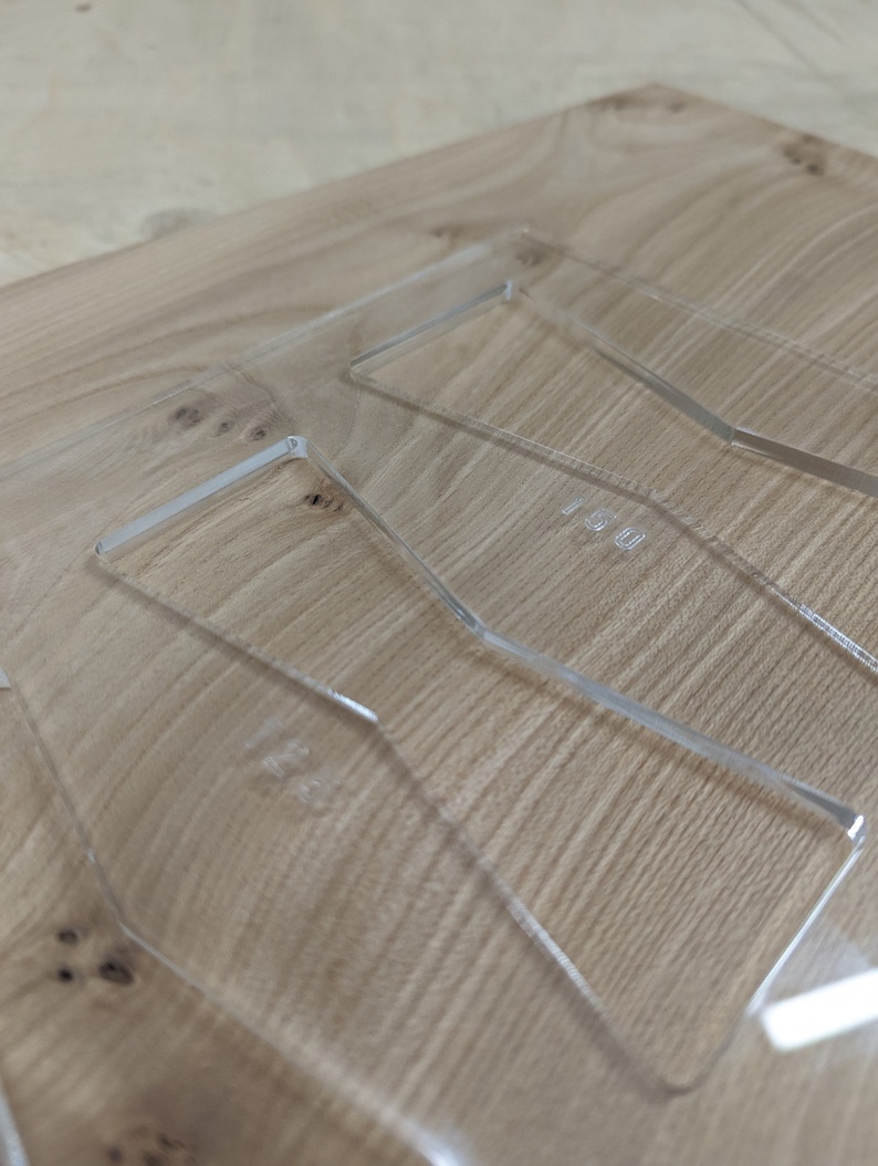 Acrylic Bow Tie Joint Router Jig Butterfly Dutchman Inlay Etsy