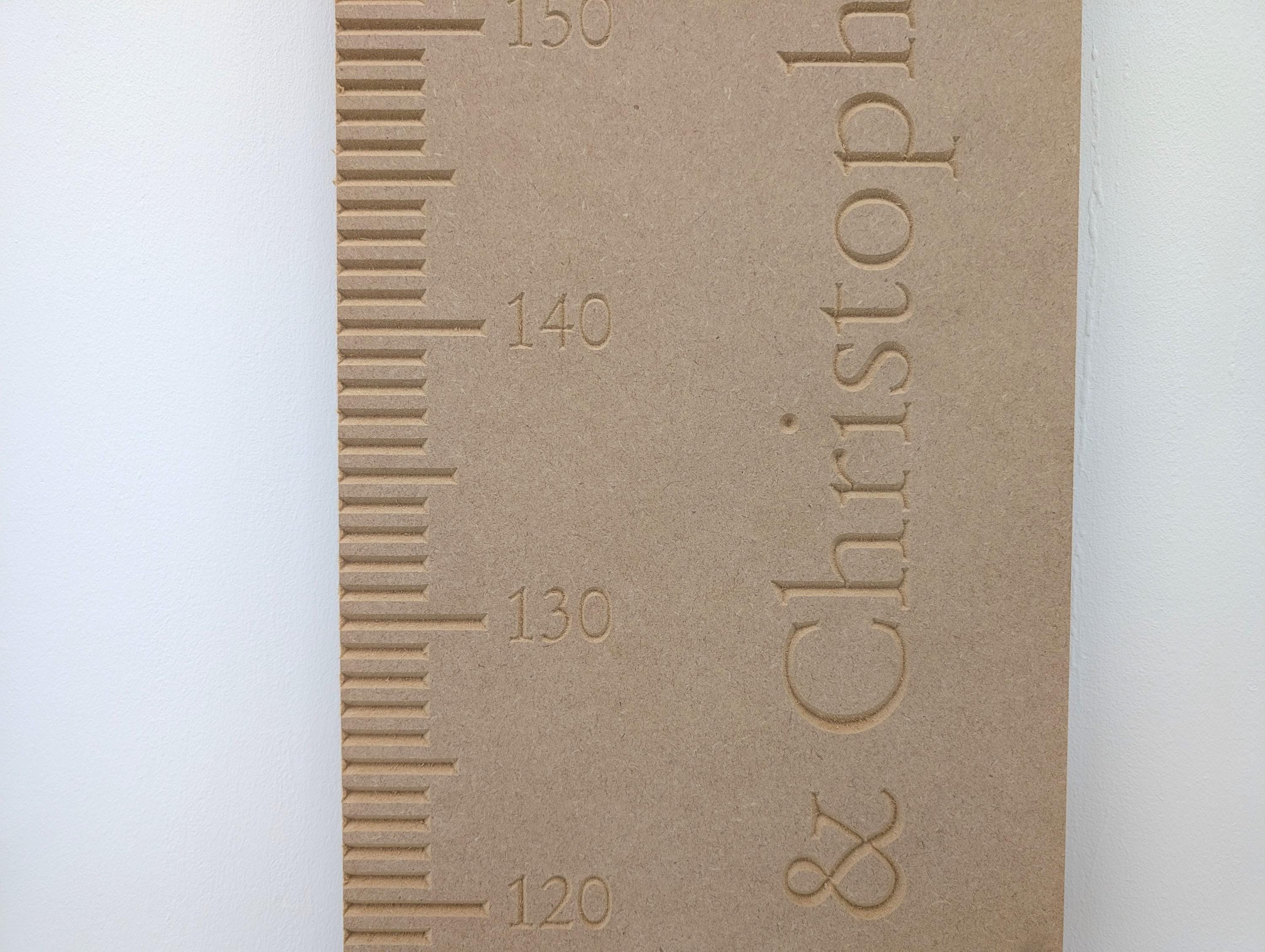 Wooden Height Chart Board | Kids Growth Chart Ruler | Birch Ply, Oak or ...