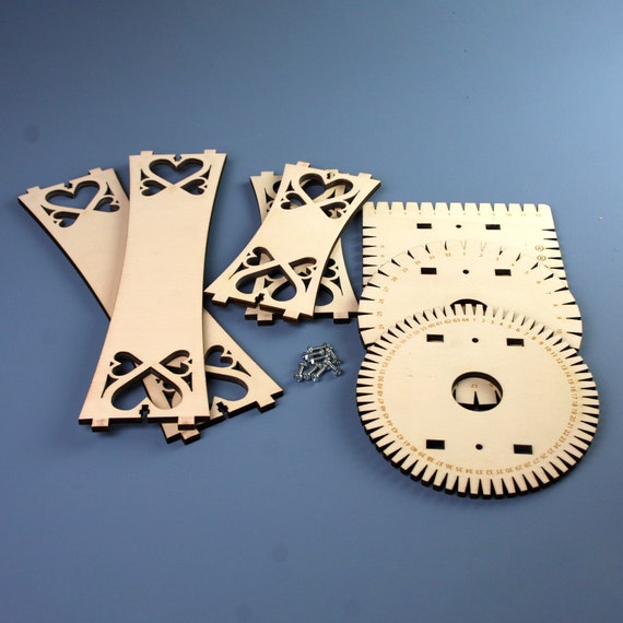 Kumihimo Marudai | Free Int Postage | Braid Loom Wheel | Kumihimo Disk | Upright Portable Table Loom | Desktop Kumihimo | Craft Lover Gift