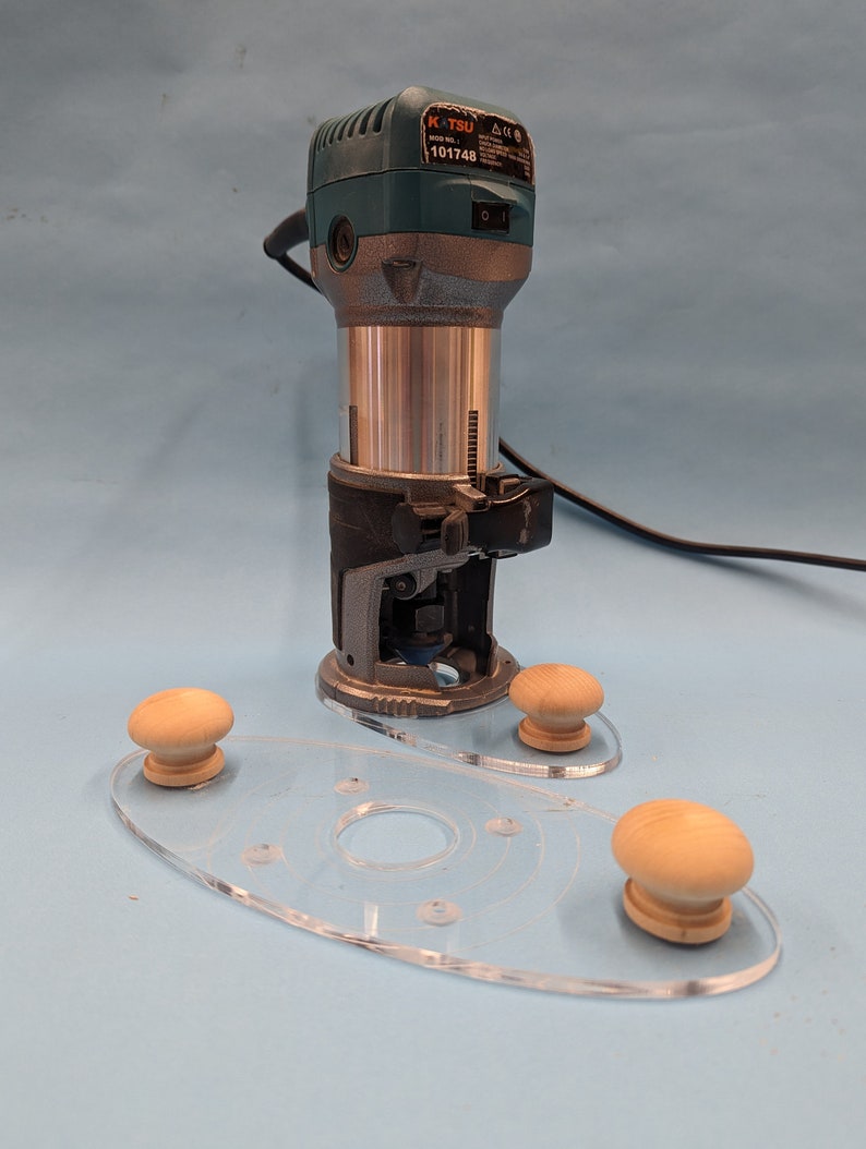 Makita Katsu Router Double Handle Base Clear Acrylic - Etsy