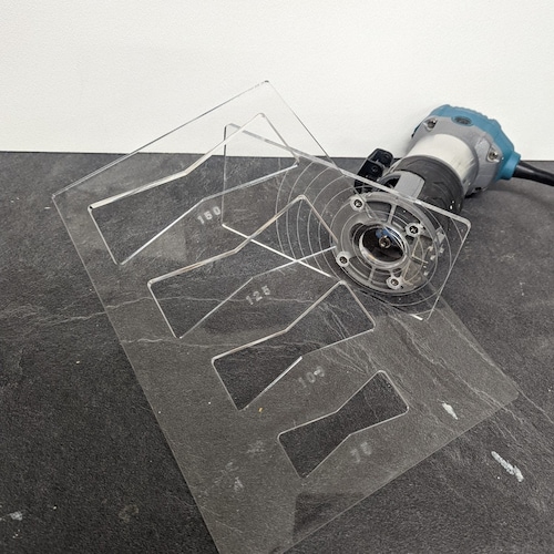 Acrylic Bow Tie Joint Router Jig Butterfly Dutchman Inlay Etsy