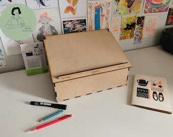 Children’s Desktop Craft Storage Box Kit *Personalised*