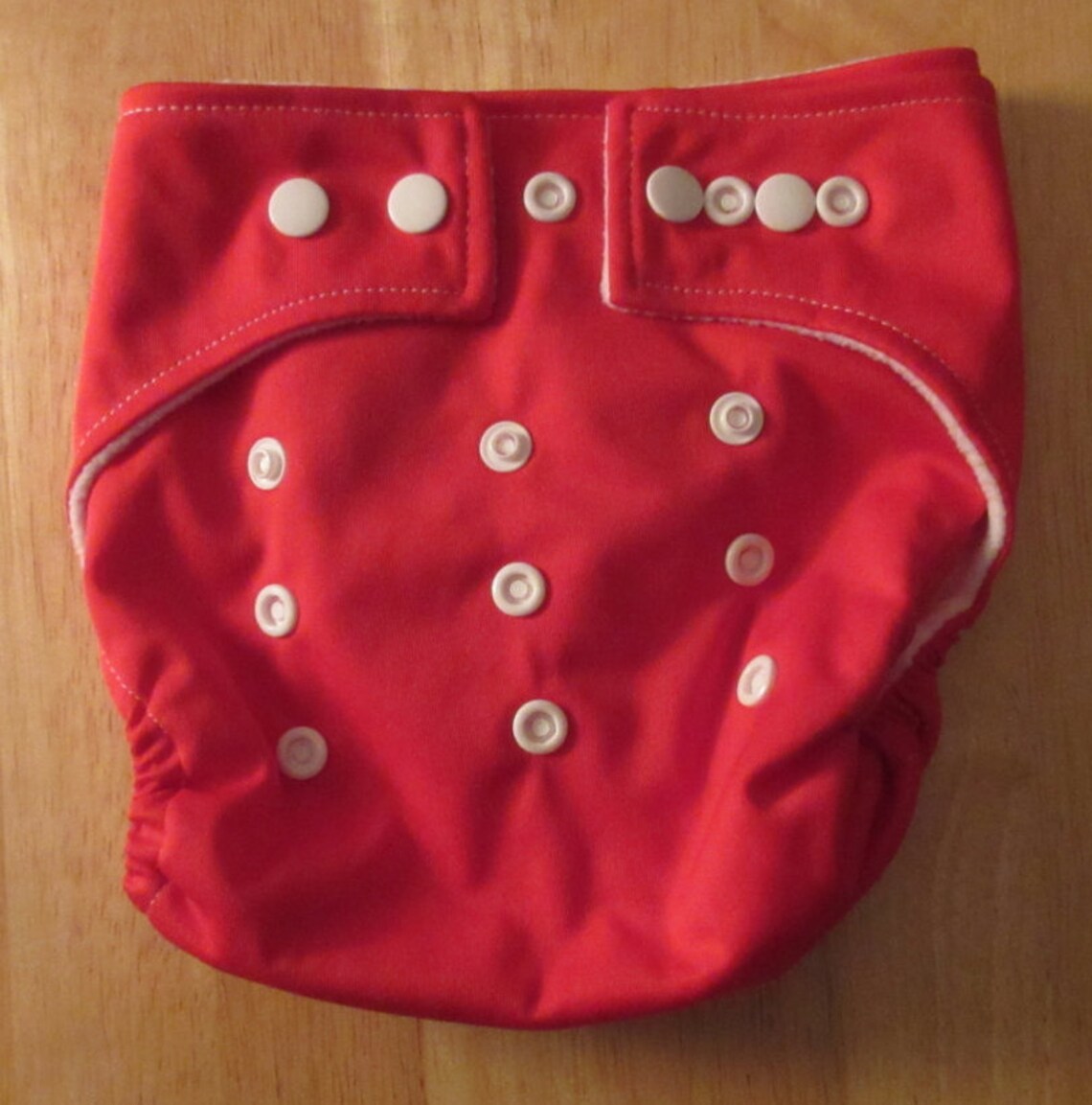 Adjustable Snap Pocket Reusable Cloth Diaper Cover Solid Color Etsy
