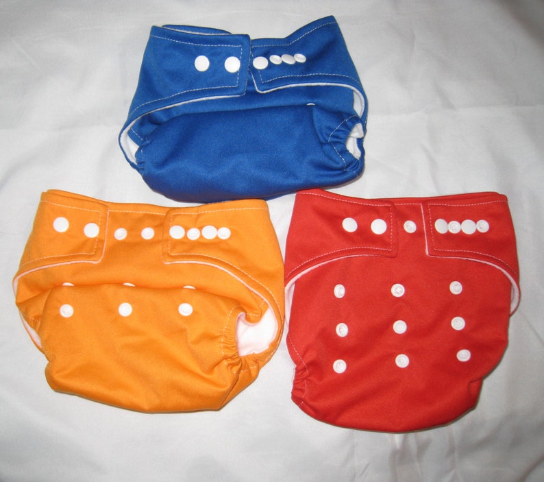 Adjustable Snap Reusable Pocket Cloth Diaper Street Scene Print