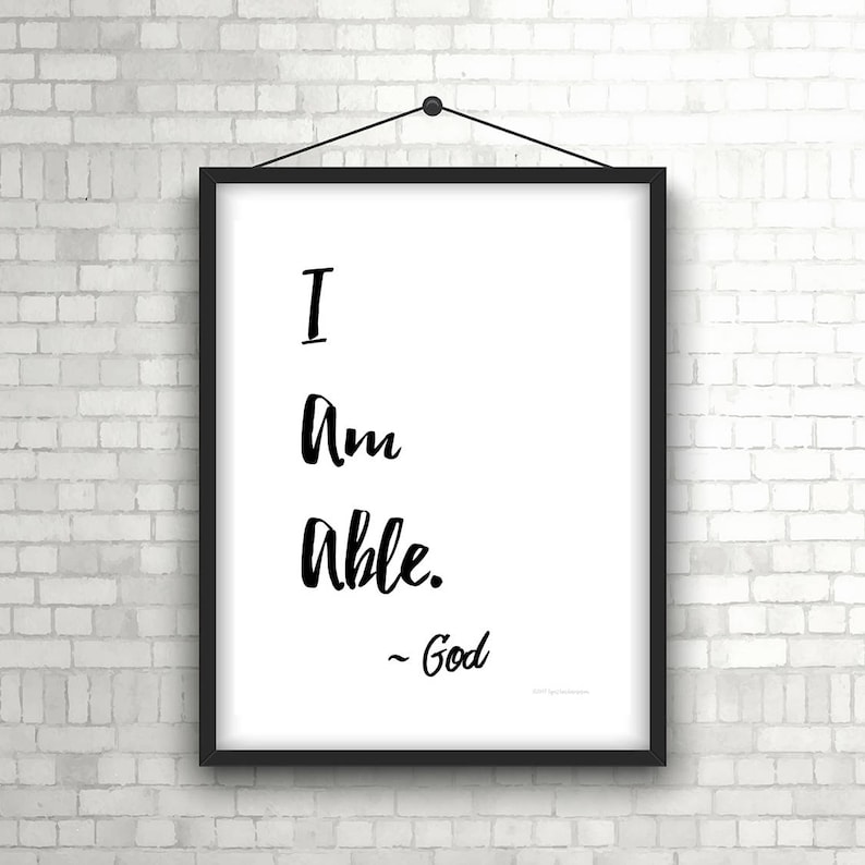 Talking I Am Able Digital Print 8x10 Image 0