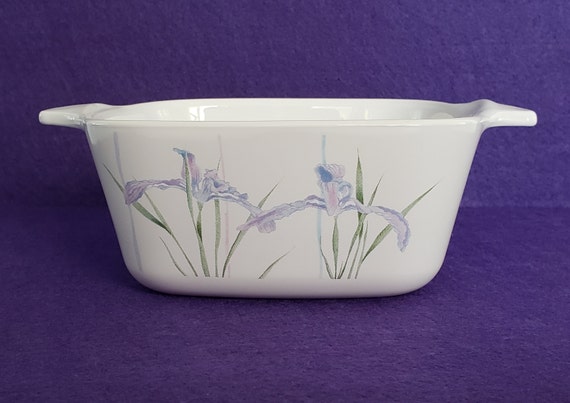 corningware purple iris