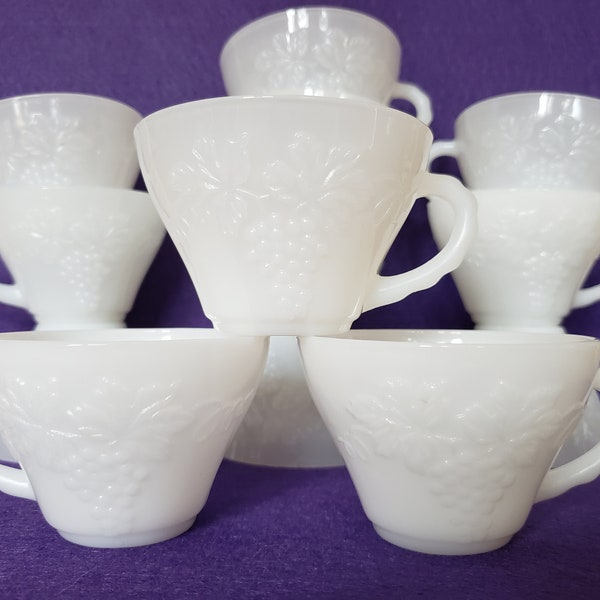 Antique Glass Cups Etsy