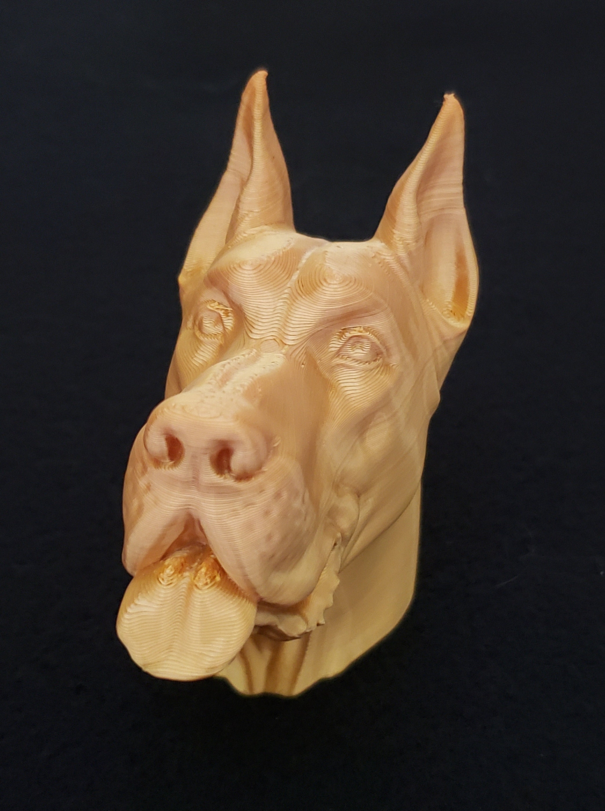 Pet Memorial & Dog Art 3 Great Dane Dog Decor 3D Printed Dog Bust