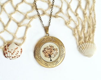 Pendant-reliquary Tree of life, locket-photo holder, gift for women, gift for mother, gift for grandmother, pendant Tree of Life, for her