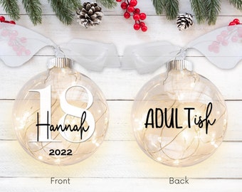 Personalised Me to You 18th 21st 30th Birthday Crystal Glass Ornament Gift 