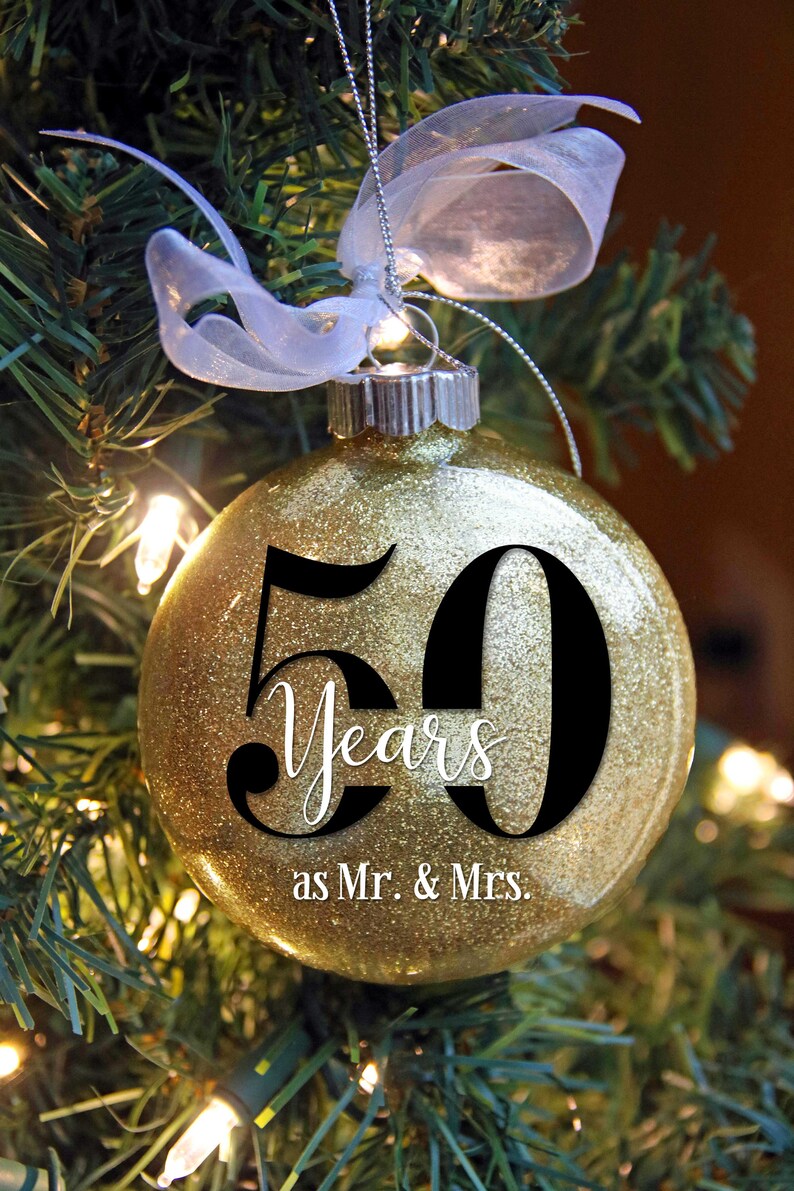 Anniversary Christmas Ornament 