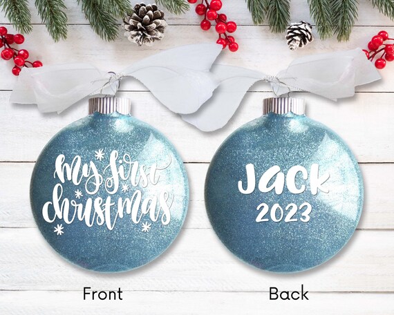 Personalized my first christmas ornament Clearance