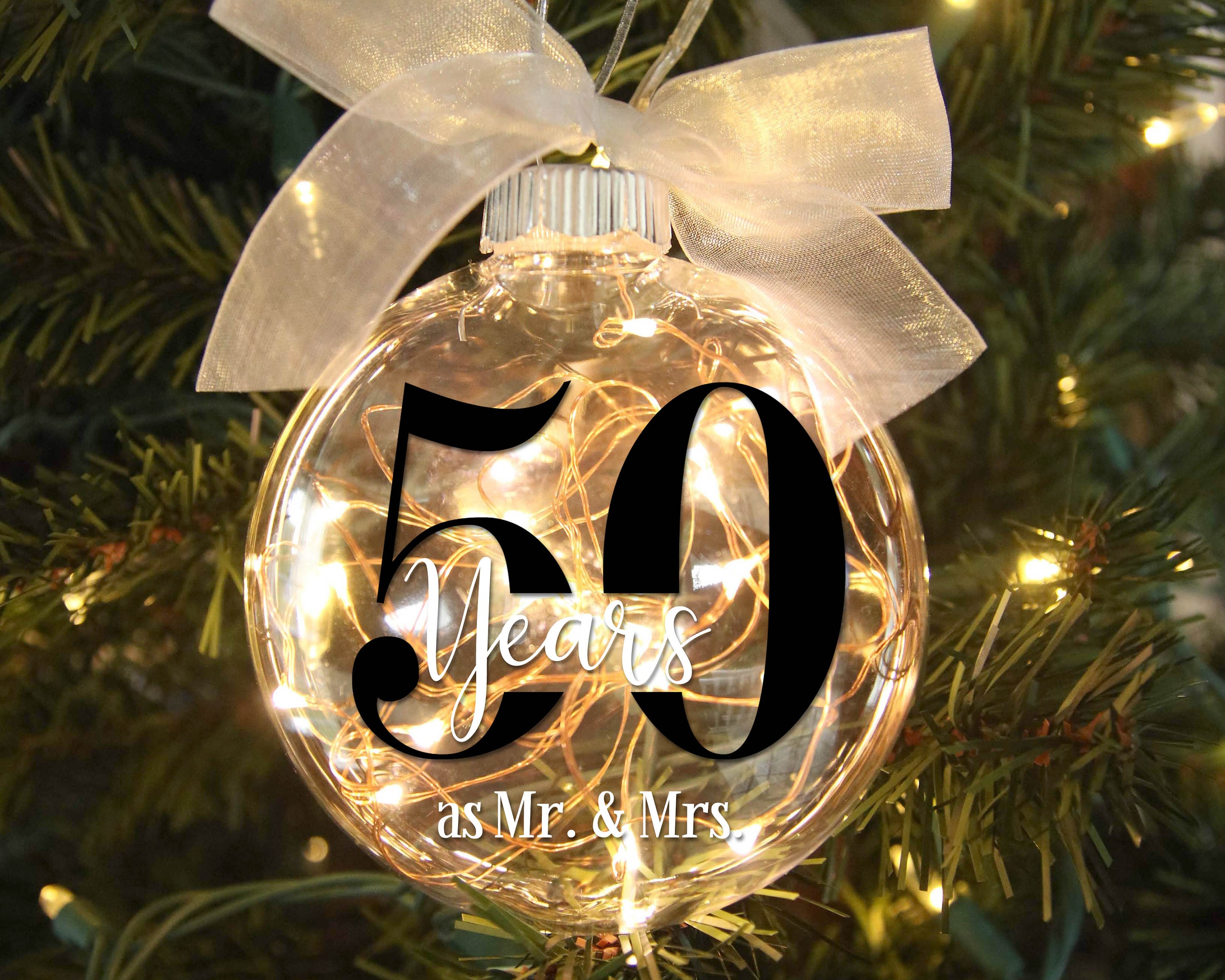 Anniversary Christmas Ornament 