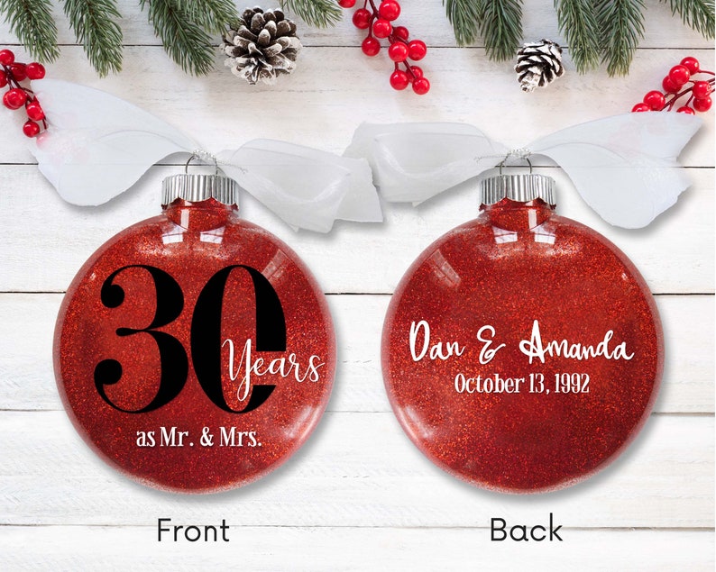 30th Anniversary Christmas Ornament 