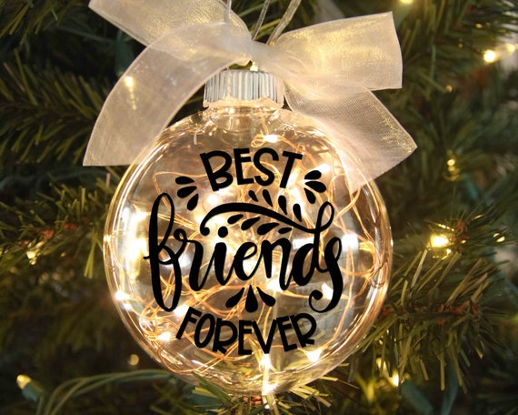 Besties Forever Personalized Christmas Ornament Gifts