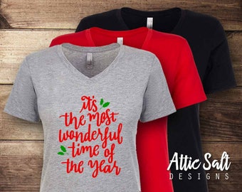 It's the Most Wonderful Time of the Year Christmas Shirt, Women's Christmas Shirt