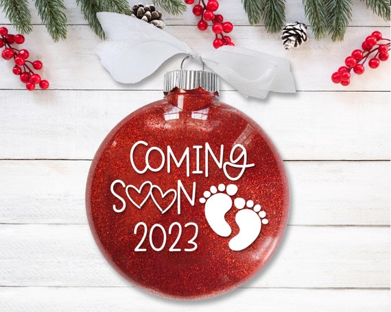 Pregnancy Announcement Baby Coming Soon 2024 Christmas - Etsy ...