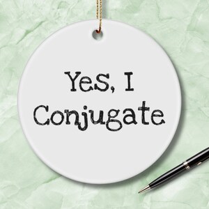 English Teacher Gift Ornament, Best Teacher Ever Gift, Gift For English Teacher, Gift From English Student, Ceramic Ornament