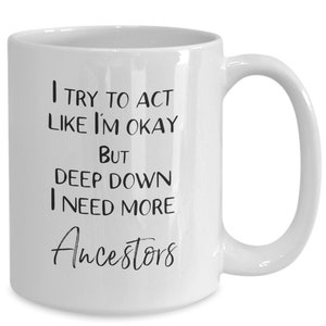 Genealogist Gift, Gift for Genealogist, Family Historian Gift Mug, Autobiographer Gift
