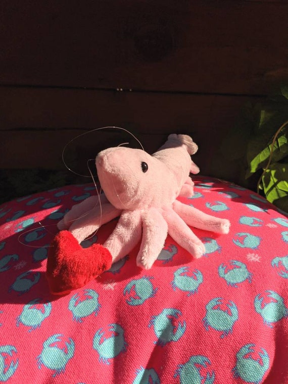 Shrimp Plush Toy / Etsy