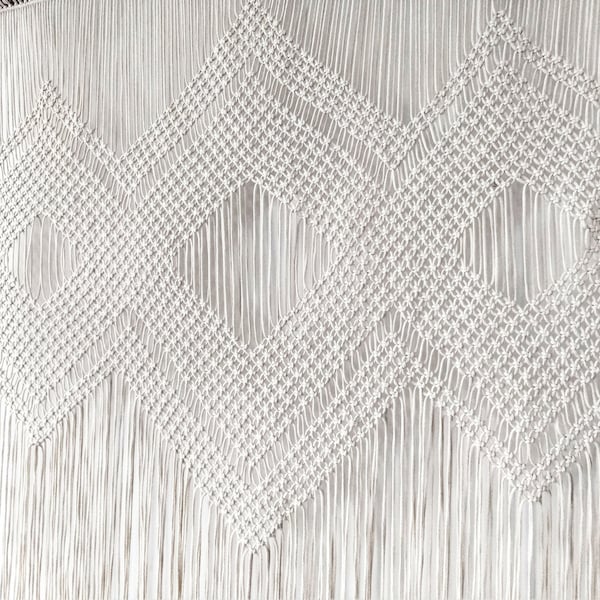 Macrame Patterns -Curtain Wall Hanging Pattern- DIY tutorial for Extra Large wall decor or wedding backdrop- digital , e-pattern,   pdf
