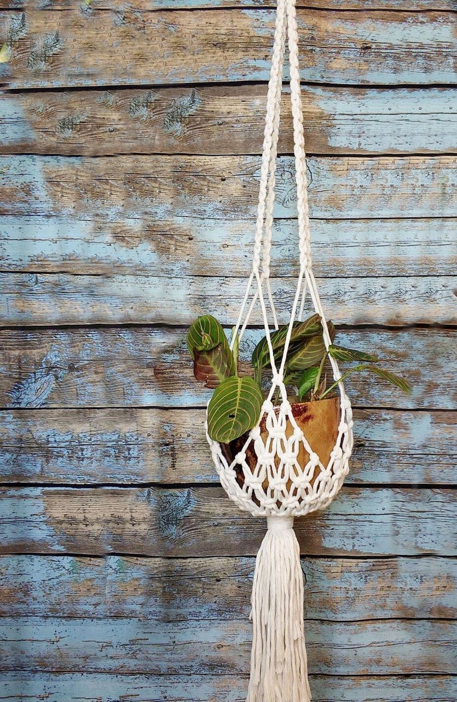DIY Tutorial for Macrame Plant Hanger 30'' 76 Cm Etsy