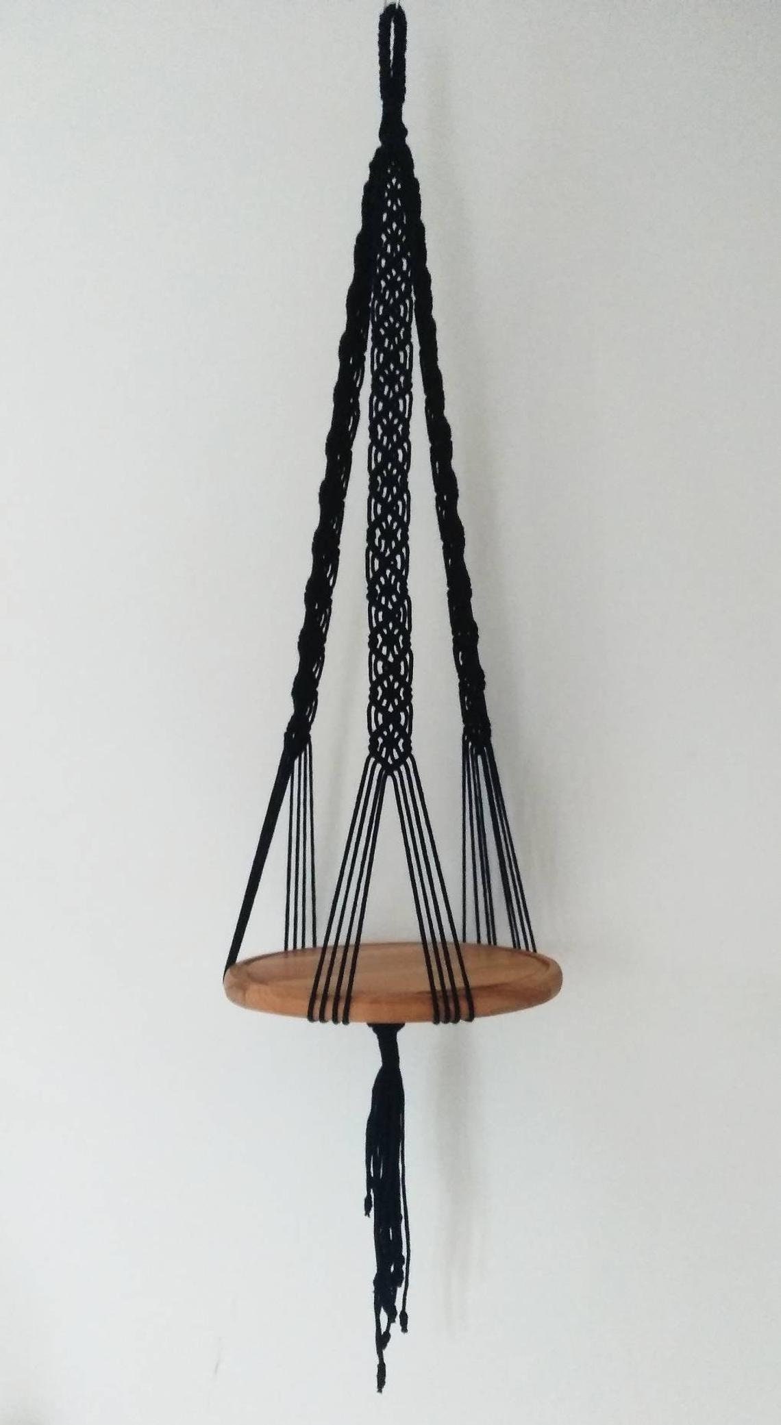 DIY Tutorial for Macrame Hanging Shelf 37'' 95 Cm Etsy