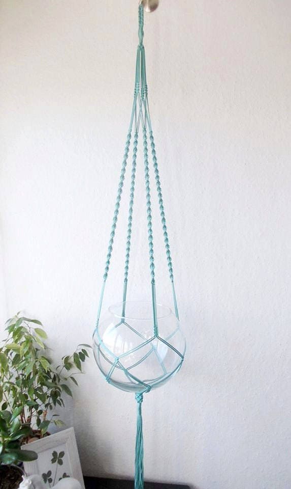 Cintre Moderne de Plante Macrame-Many Colors-Boho Support d'usine d'intérieur-Accrochant Planter-Boh