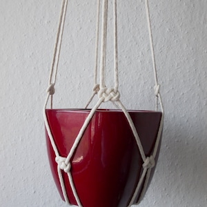 Makraméblomhängare DIY-handledning: Minimalistisk design (PDF-mönster) bild 4