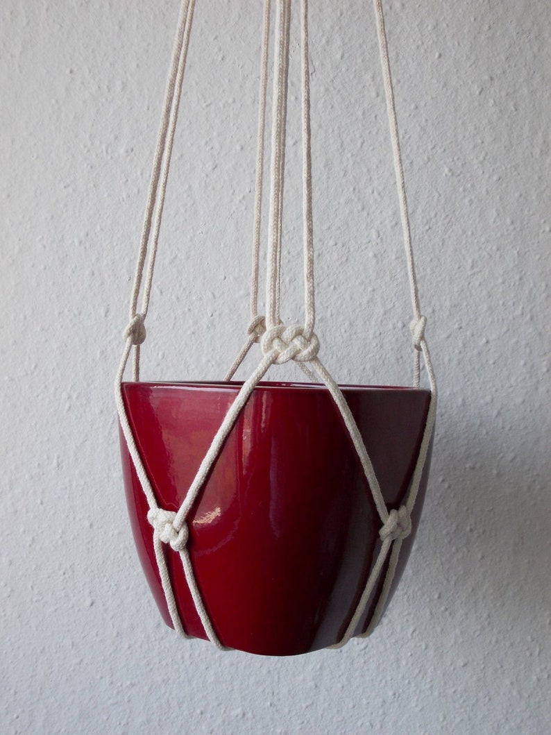 Makraméblomhängare DIY-handledning: Minimalistisk design (PDF-mönster) bild 4