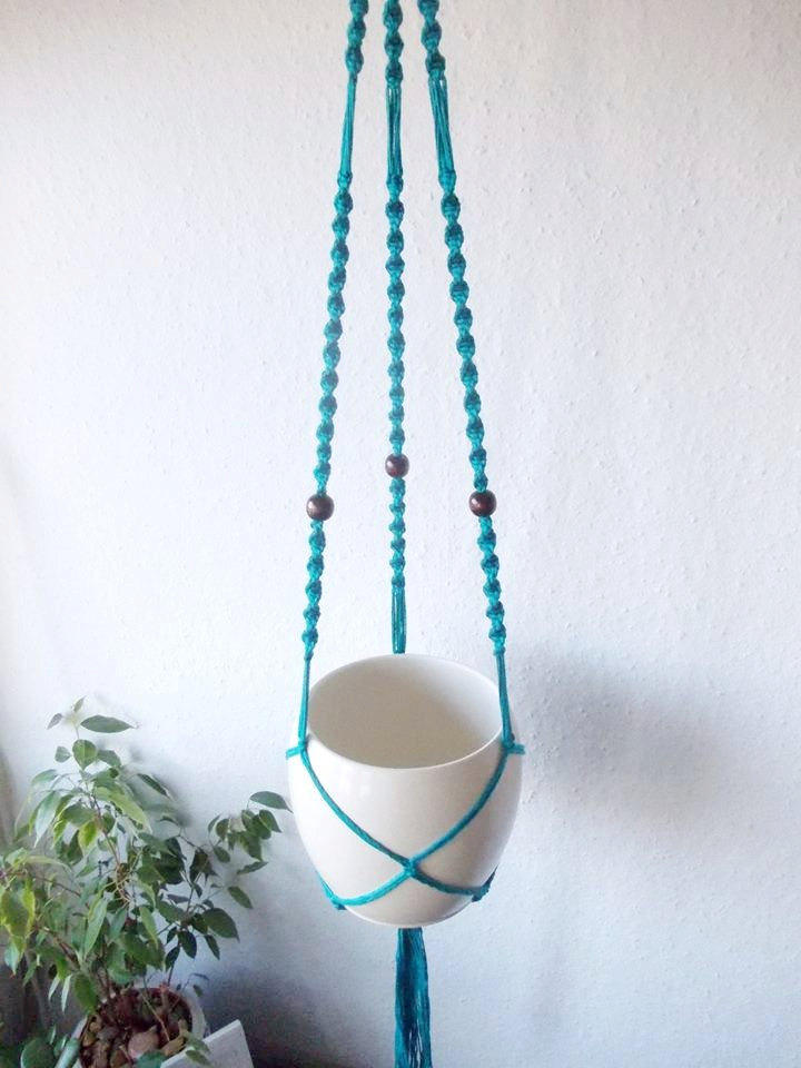 La Suspension Pour Plantes en Macramé