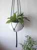 Macrame plant hanger-100% cotton cord / black/orange/yellow/red/navy/blue -33'' long-Simple Modern Minimalist indoor or outdoor plant holder 