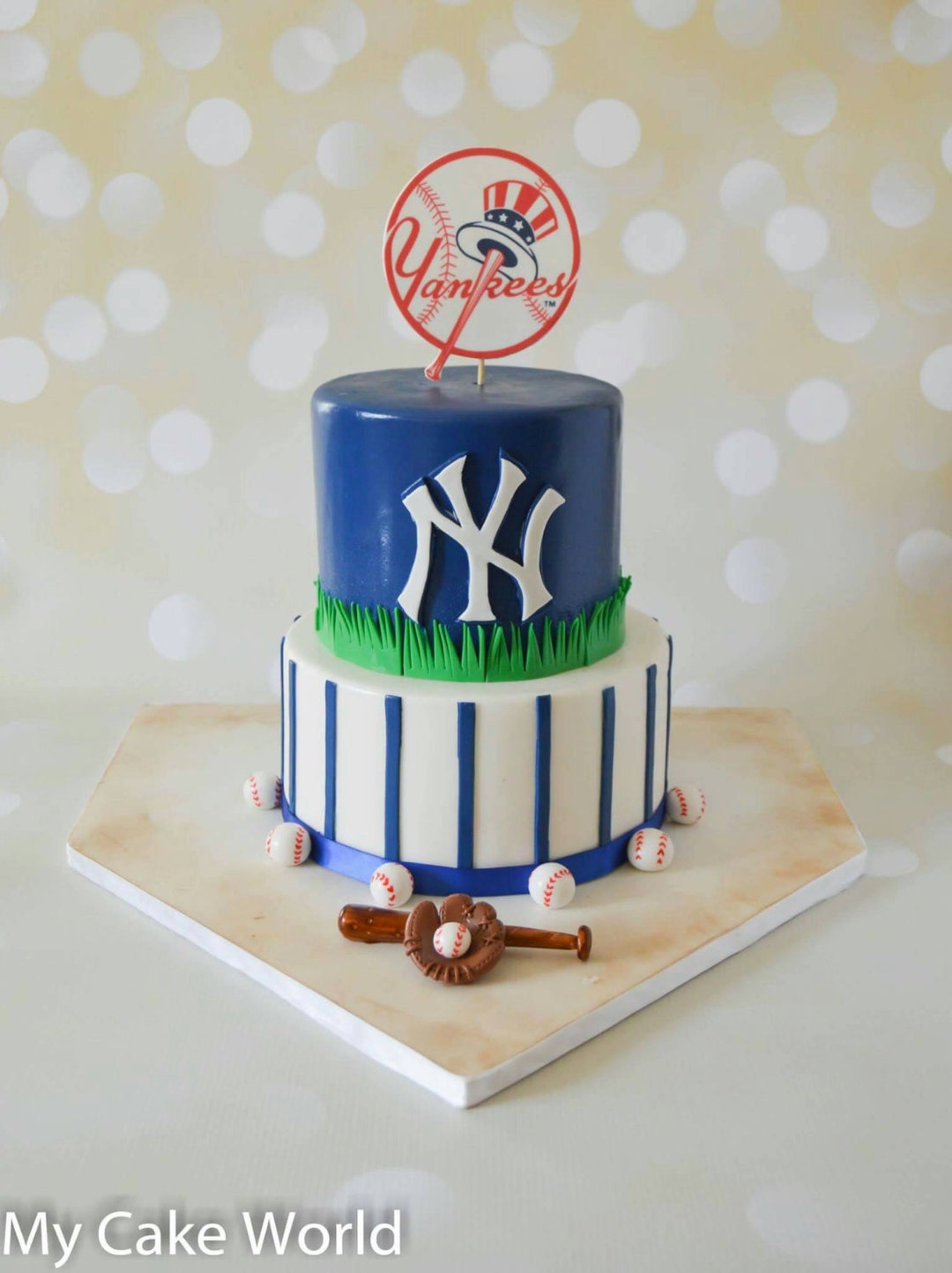 Baseball Cake Topper Baseball Cake Topper Set NY Yankees -  Hong Kong