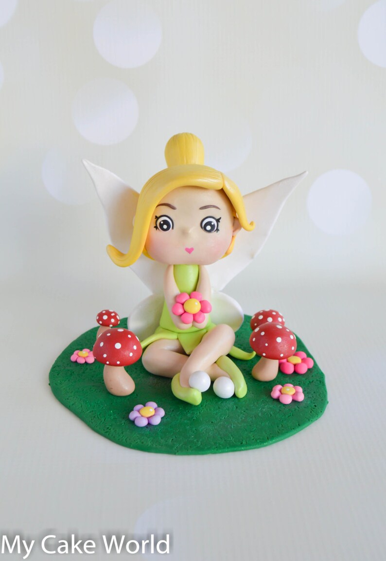 tinkerbell cake topper figures