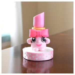 Lippy Lips Cake Topper, Shopkins Cake Topper, Shopkins, Lippy Lips Shopkins Lippy Lips Lippy Lips fondant shopkins cake topper