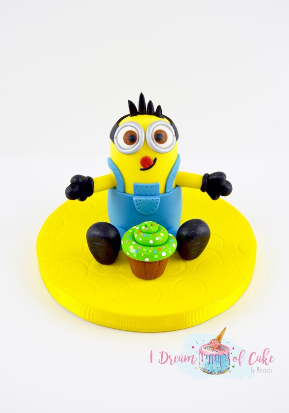 Minion Cake Toppers Minion Party Minion Party Decorations Etsy