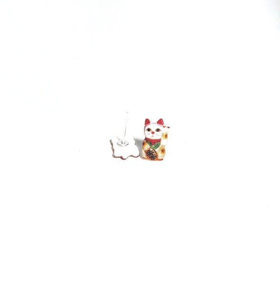 Lucky cat shop earrings