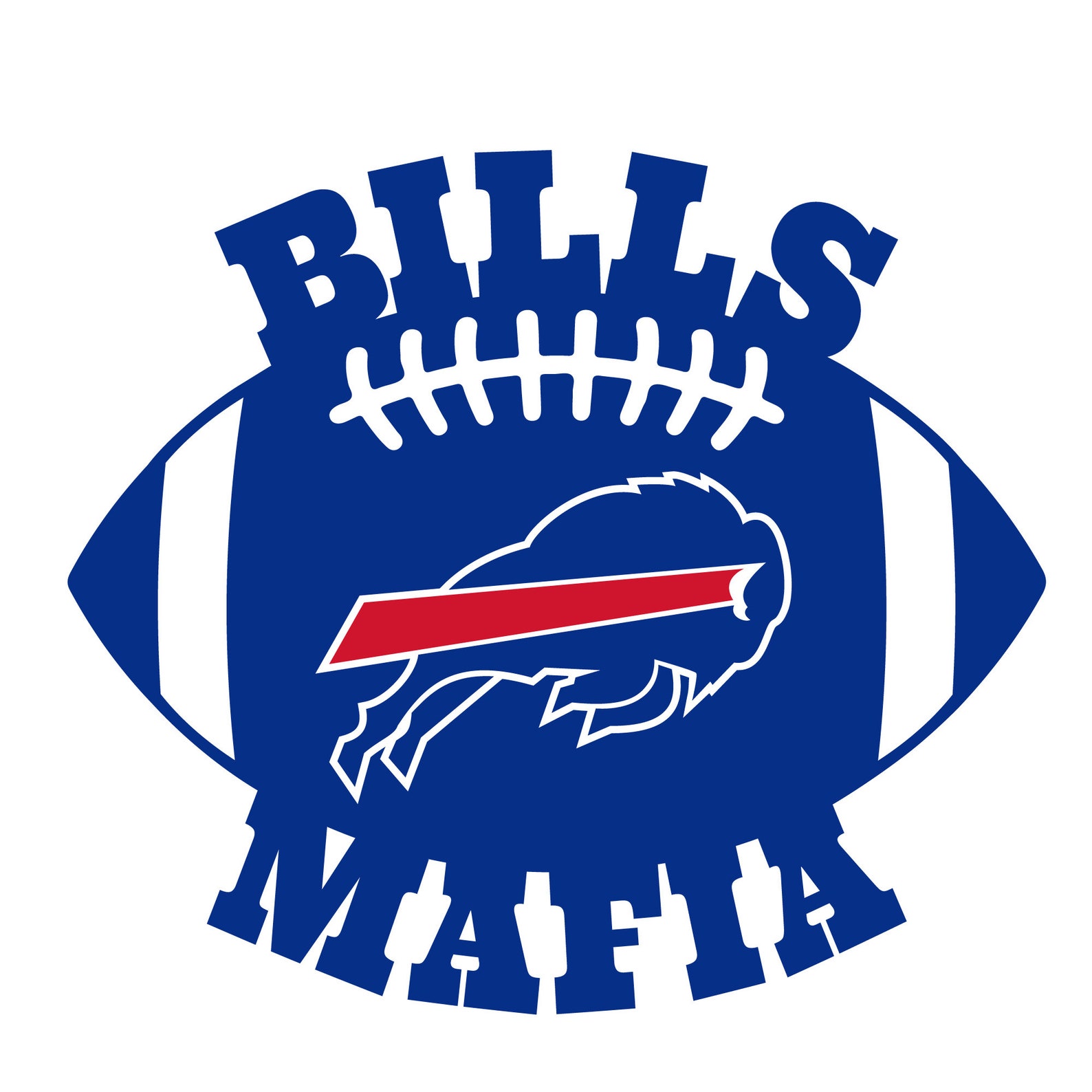 Buffalo Bills Football logo Bills vector Bills Mafia | Etsy