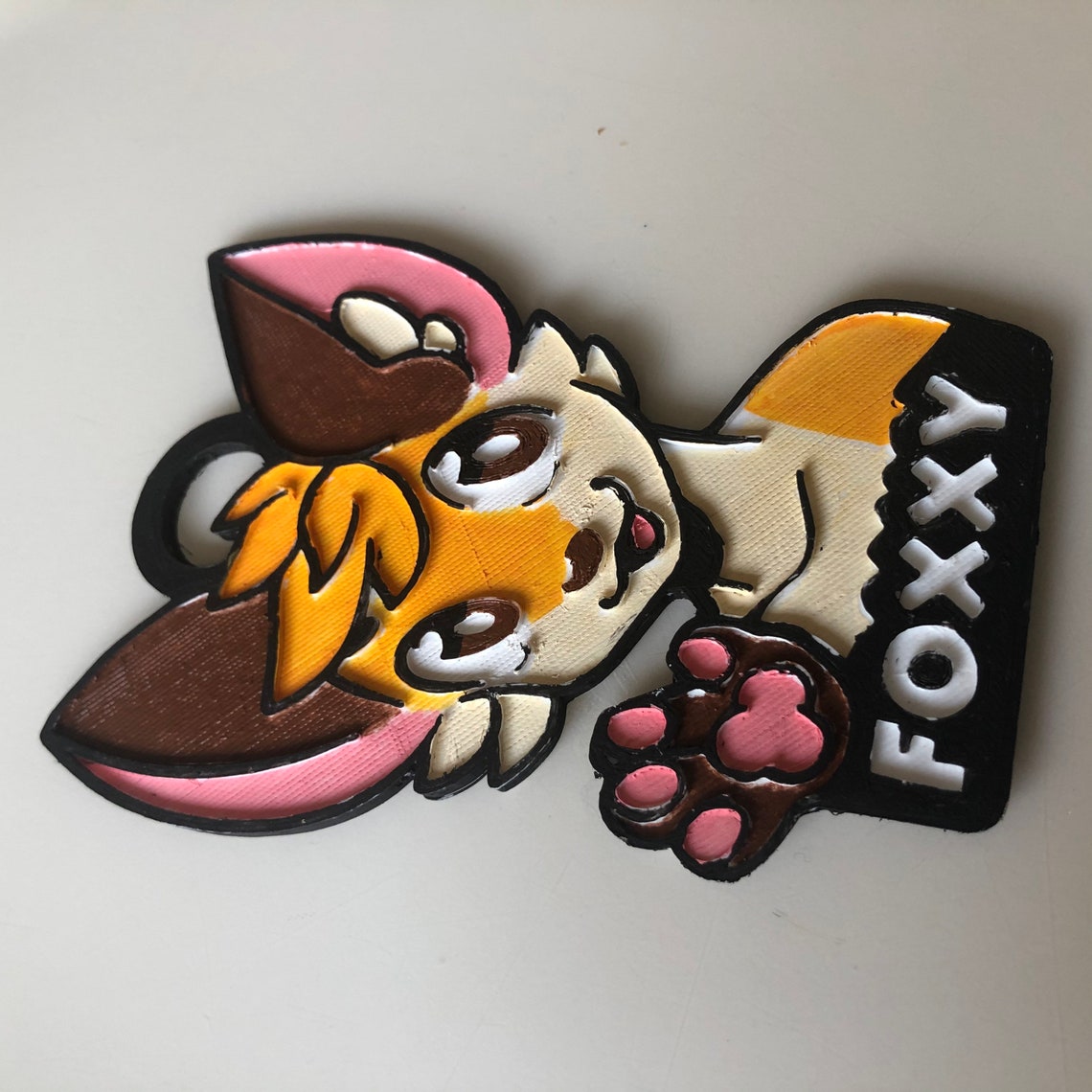Custom Furry Badge with Badge Clip 3D Printed | Etsy