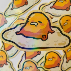Egg Holographic Sticker